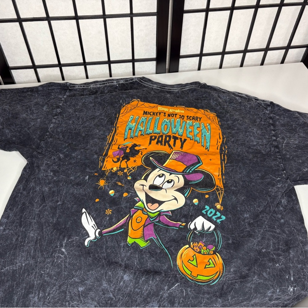 Mickey Halloween Party Graphic Tee - Black